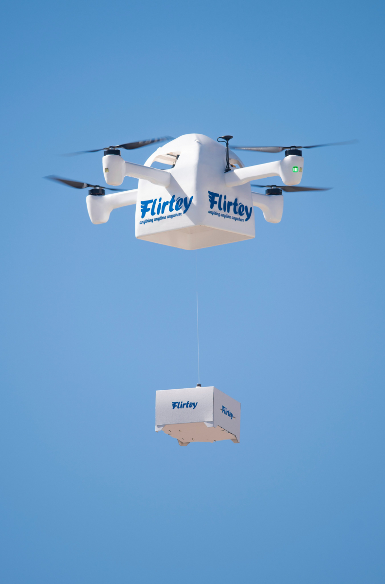 Livraison : Flirtey dévoile son drone Flirtey Eagle