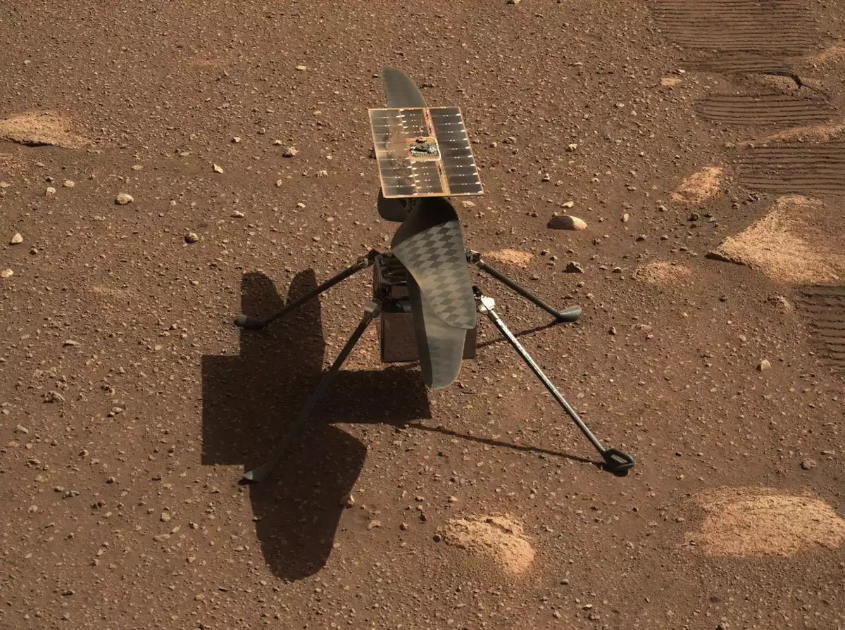 Le petit hélicoptère de la Nasa effectue son 34e vol sur Mars