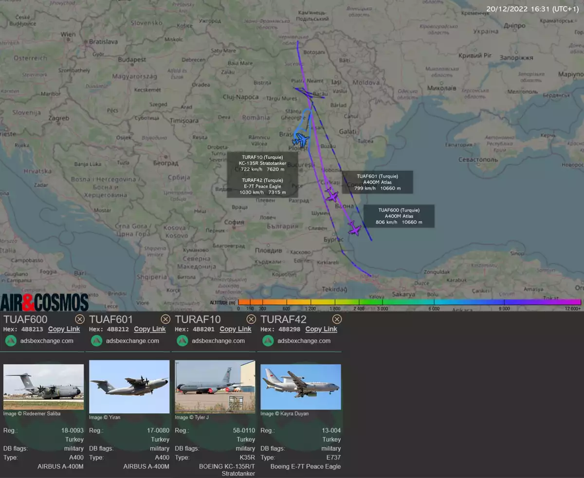 Après 299 jours en Ukraine, les deux A400M sont désormais de retour en Turquie. L'opération avait au moins mobilisé un ravitailleur et un avion AEW&C.
