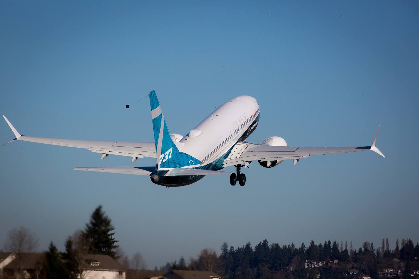 Le Boeing 737 MAX 7 fait son premier vol
