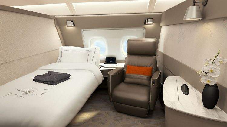 Singapore Airlines unveils new A380 cabin