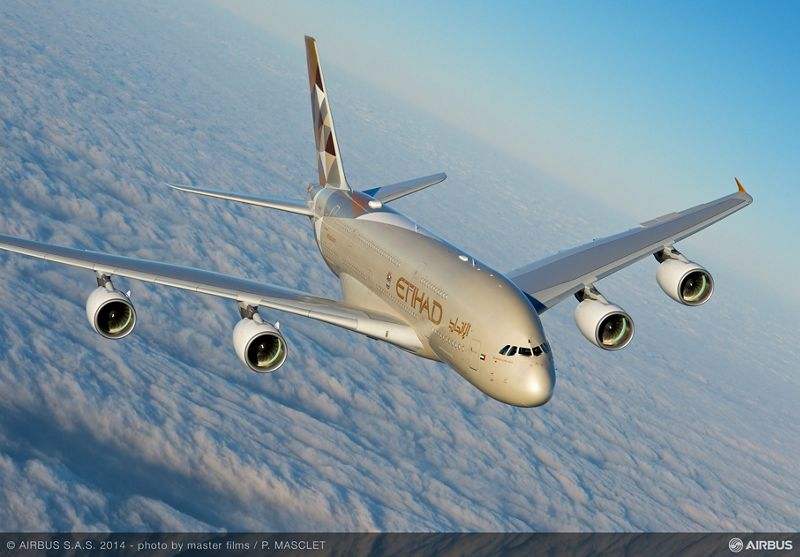 L'Airbus A380 d'Etihad vole après deux ans de stockage