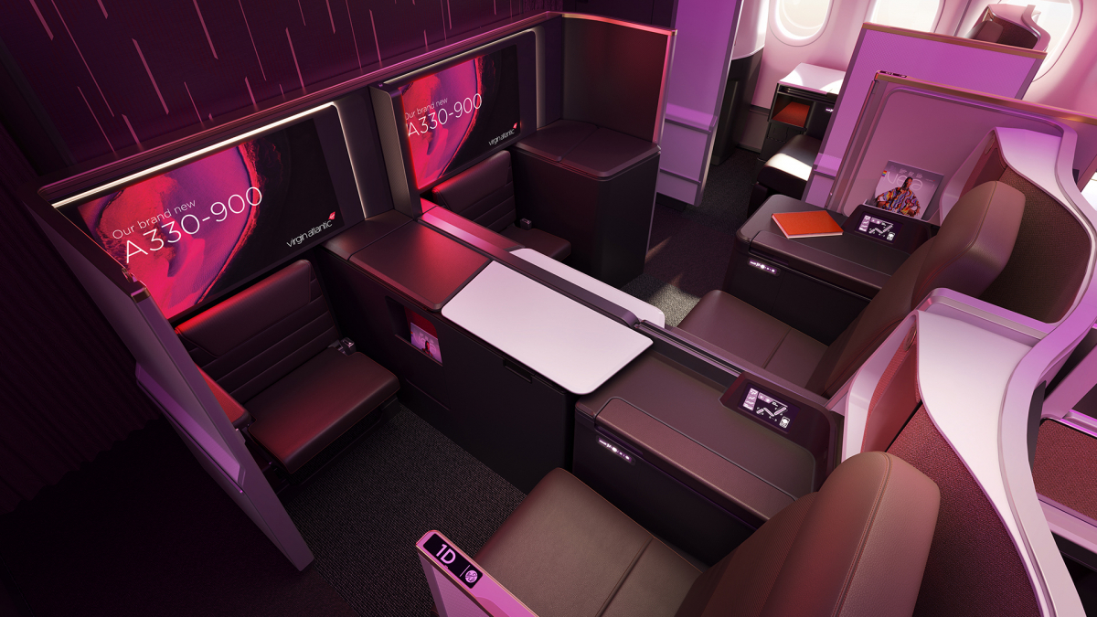 Le siège VantageXL First pour les Retreat Suite sur les Airbus A330neo de Virgin Atlantic.