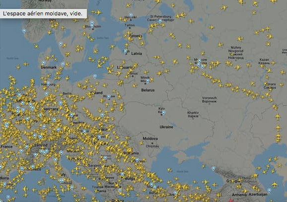 L'Ukraine et la Moldavie ferment leur espace aérien