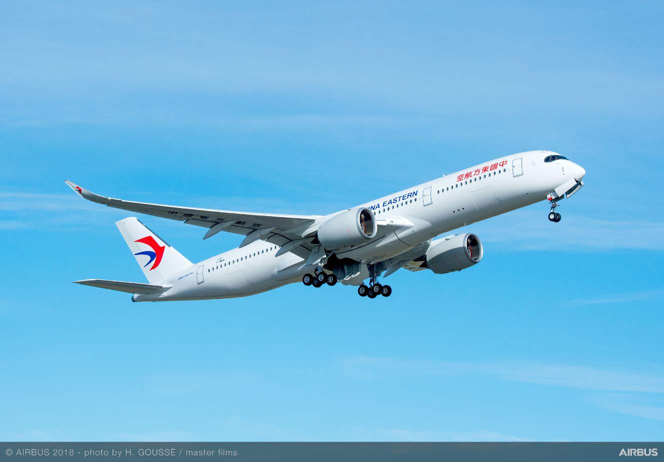 China Eastern Airlines gets first Airbus A350-900