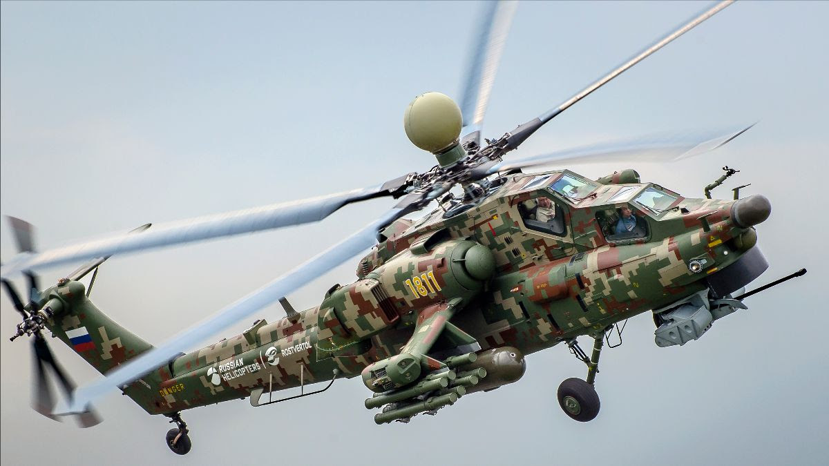 Le Mi-28NE effectue une première démonstration à Dubaï