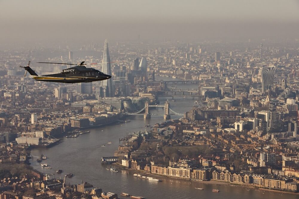 Flexjet passe aux hélicoptères en Grande-Bretagne