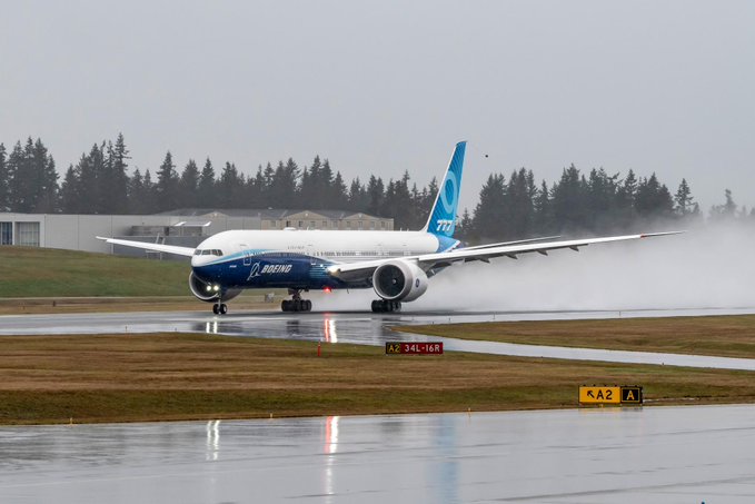 Nouveau report du premier vol du Boeing 777X