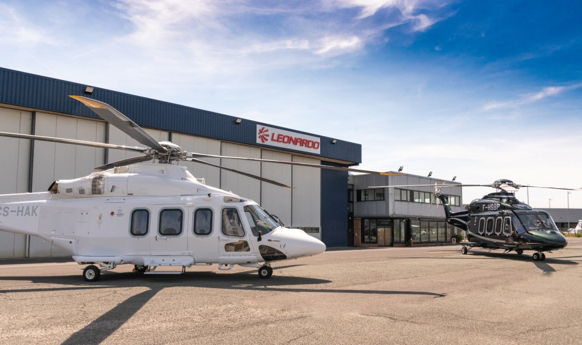 MRO : Leonardo implante une base hélicoptères sur l'aéroport du Bourget