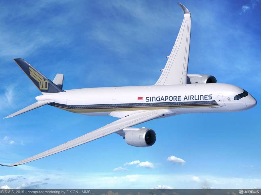 Airbus A350-900 : Singapore Airlines lance la version à très long rayon d'action