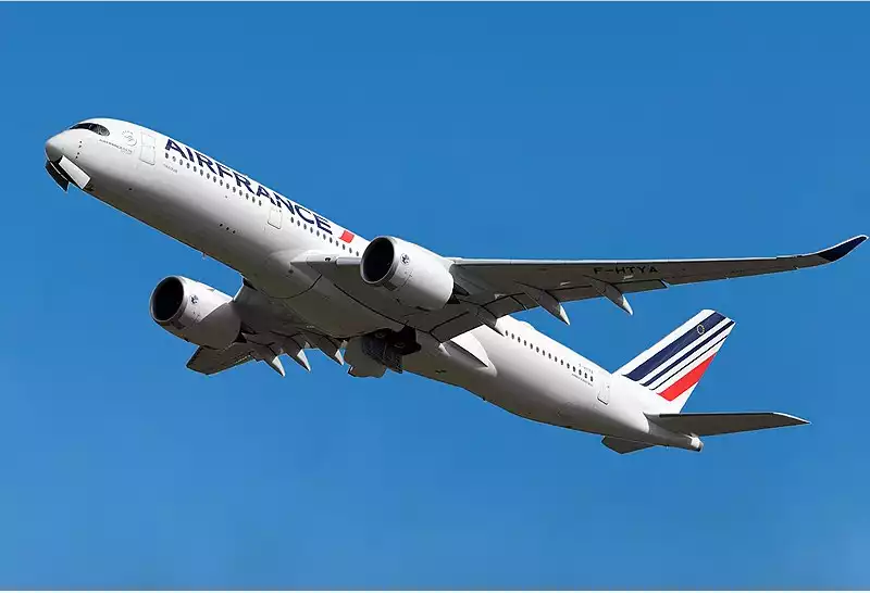Demi-tour d'un Airbus A350 d'Air France, nez et radar détruits