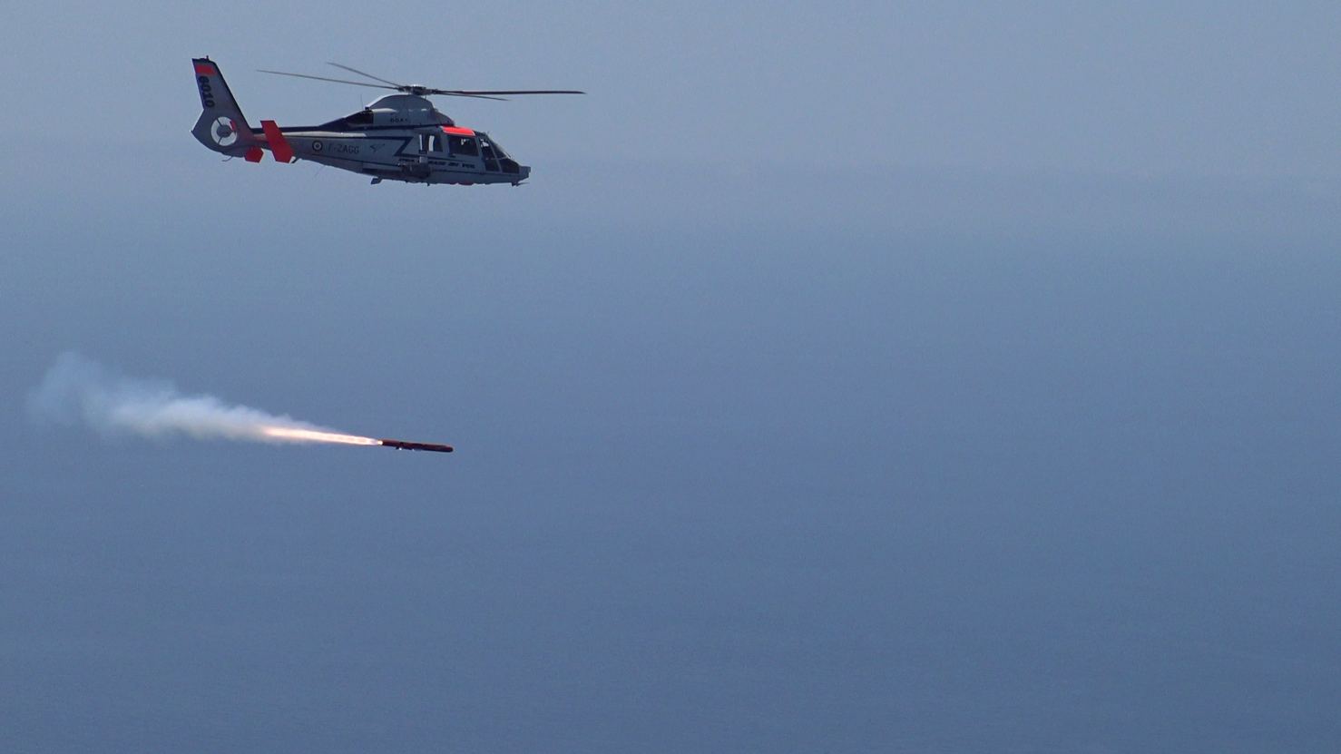 Third test firing for MBDA Sea Venom missile