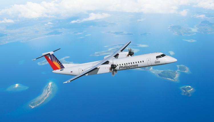 Philippine Airlines gets first two-class, 86-seat Q400