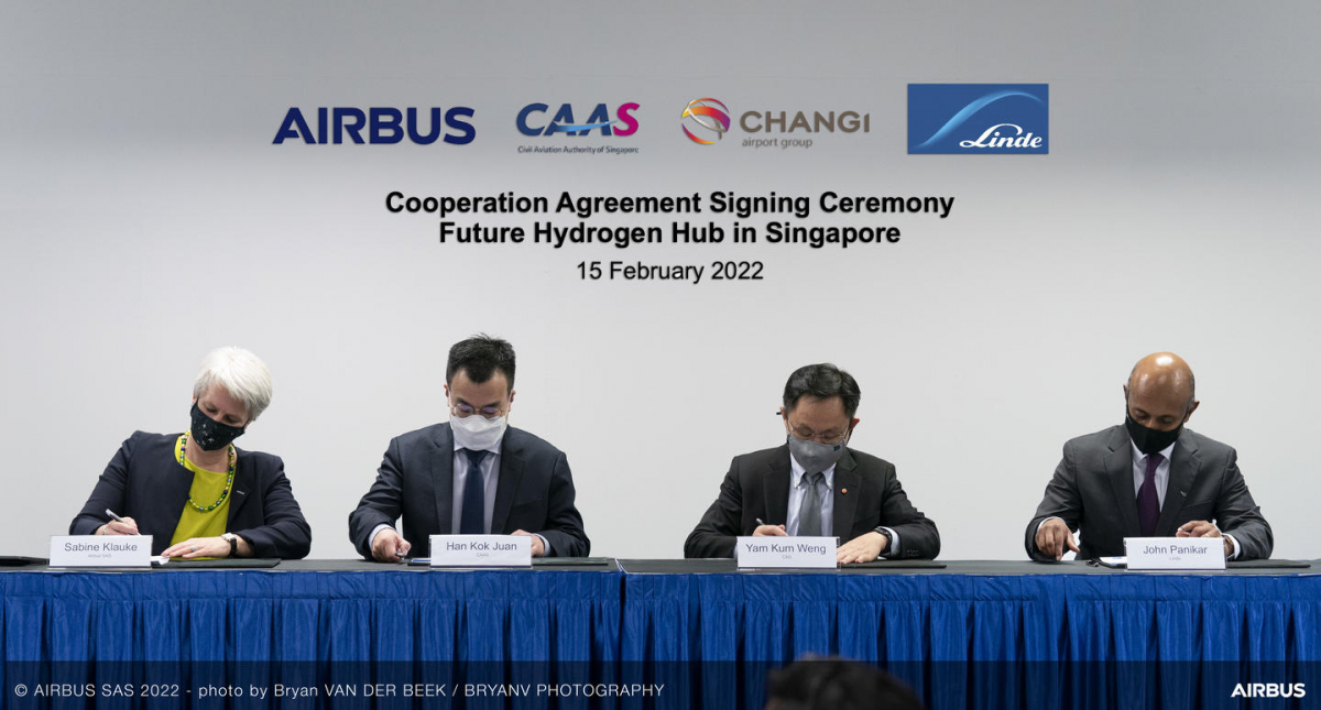 Avion à hydrogène : Airbus et Singapour confirment