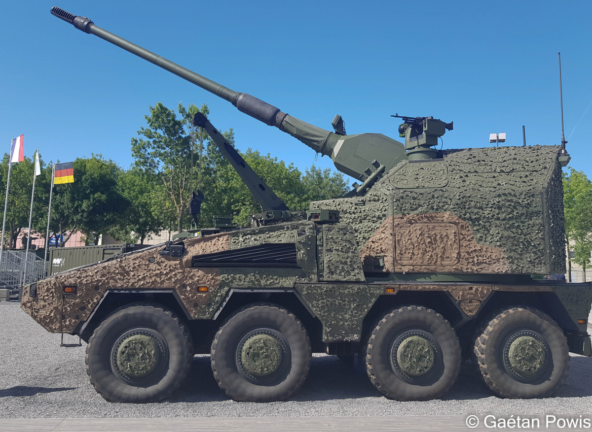 Future livraison allemande de 18 obusiers automoteurs RCH 155 à l'Ukraine