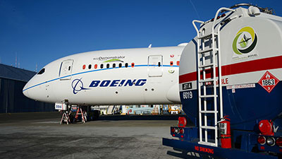 Carburant durable : Boeing vise les 100 % bien avant 2050