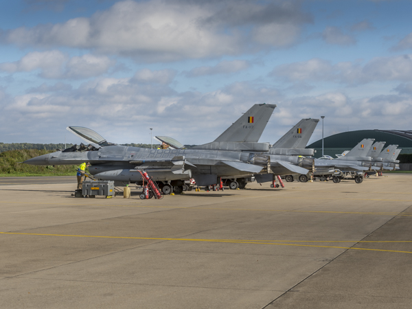 Les F-16 belges sont de retour dans la Baltique