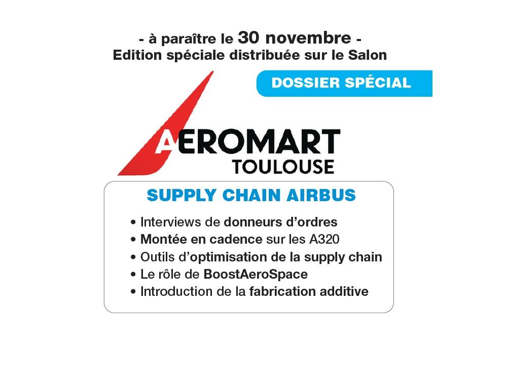 Supply-chain et transformation digitale chez AIRBUS, le 30 nov. dans Air et Cosmos magazine