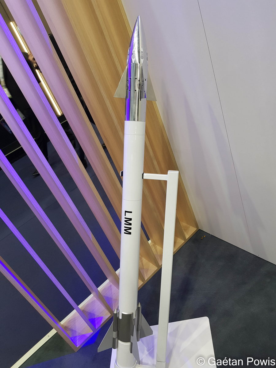 Missile LMM courte portée LMM de Thales.