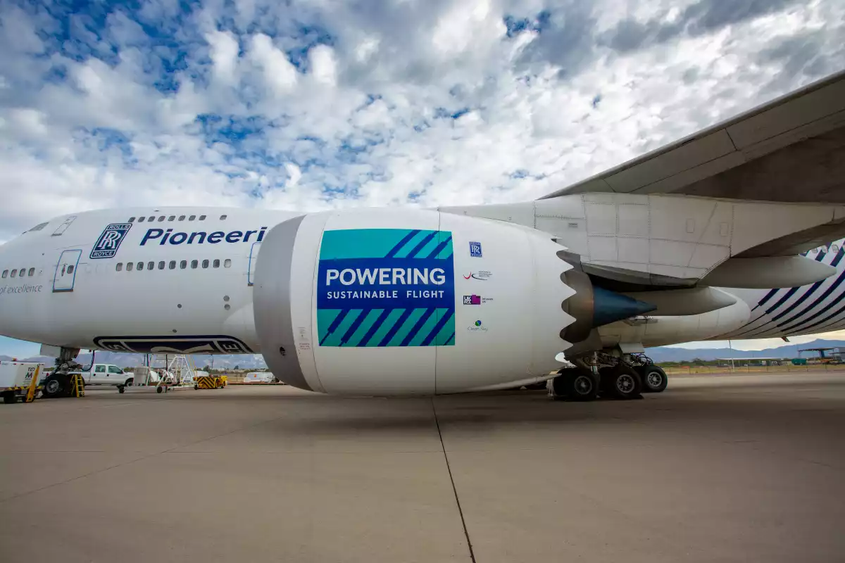 Rolls-Royce teste l'ALECSys sur son Boeing 747 d'essais en vol