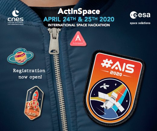 Concours ActInSpace 2020 : report pour cause de Covid-19