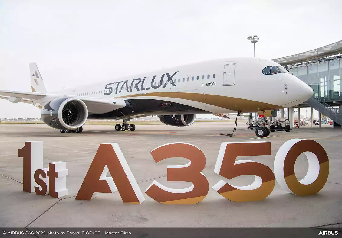 STARLUX prend livraison de son premier A350