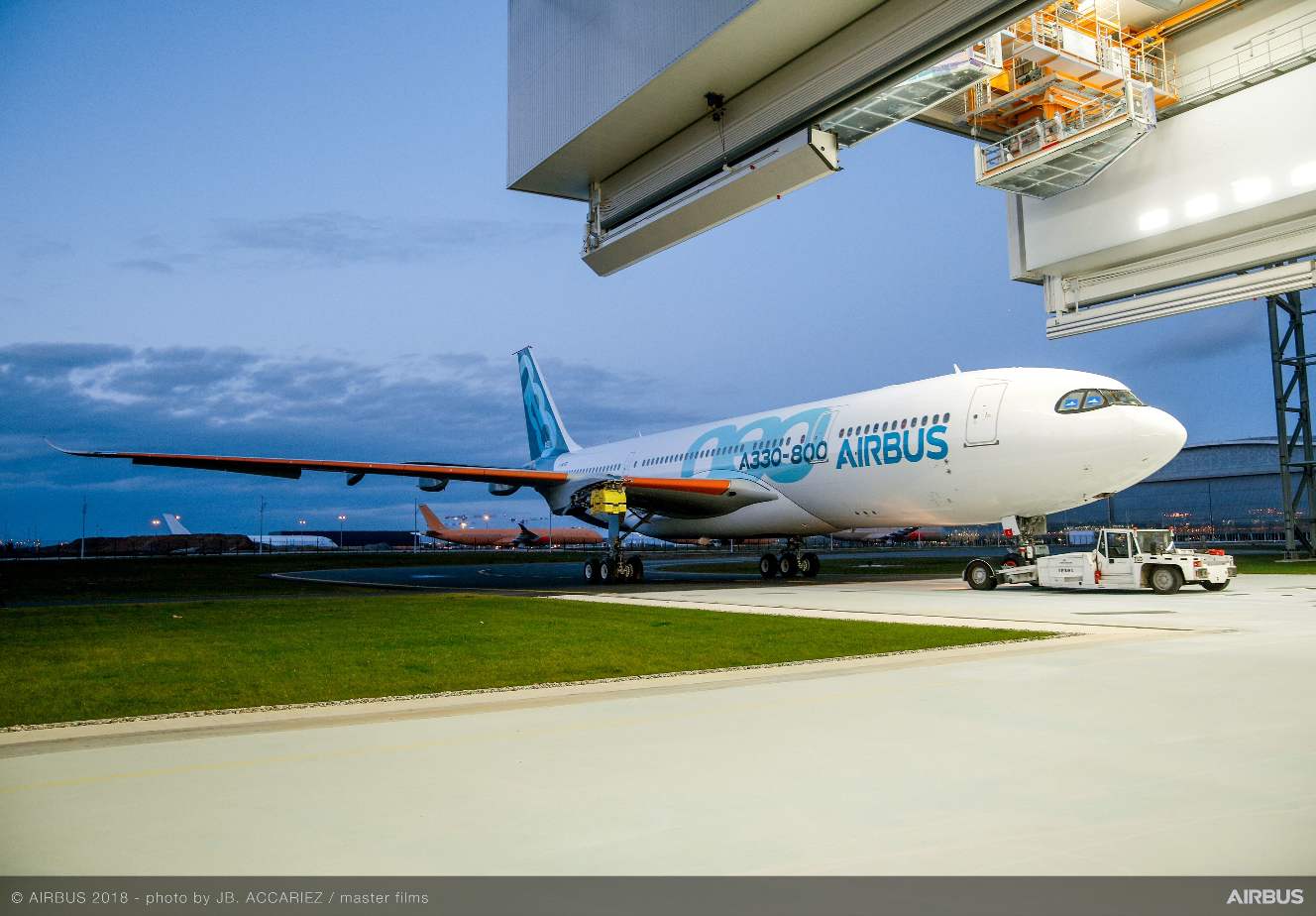 L'Airbus A330-800neo effectue son premier vol d'essai