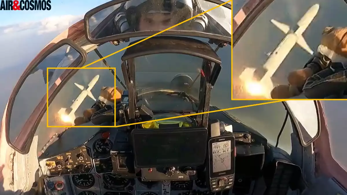 Premières images embarquées du tir d'un AGM-88 HARM depuis un MiG-29 ukrainien