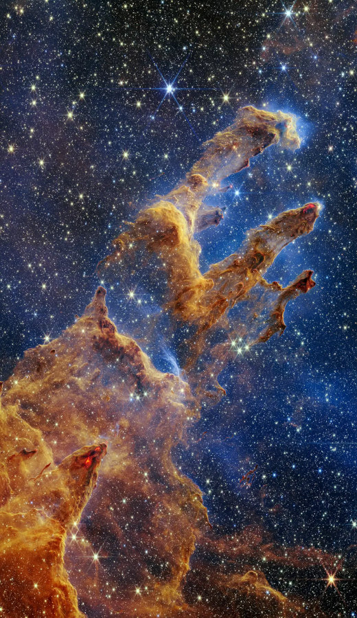 Le télescope spatial James Webb sublime les Piliers de la création
