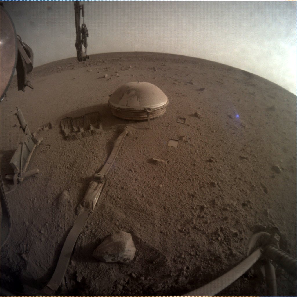 Dernière image de la sonde martienne InSight