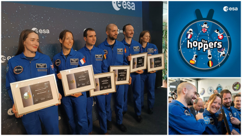 Les nouveaux astronautes européens ont reçu leurs ailes
