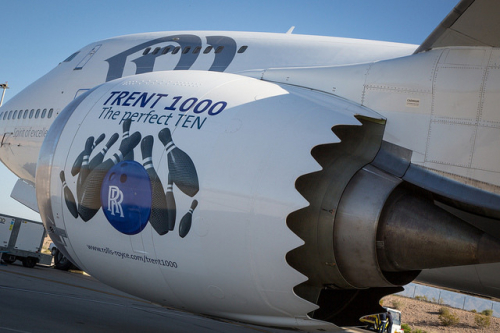 Premier vol du Rolls-Royce Trent 1000 Ten