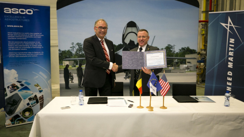 Signature d’un accord entre Lockheed et Asco pour le F-35