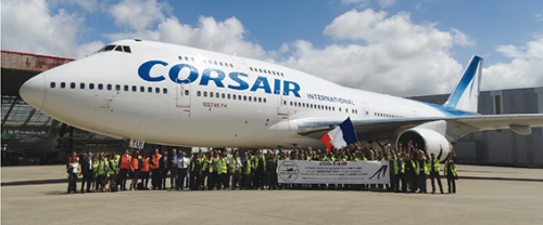 Le dernier Boeing 747-400 de Corsair tire sa révérence