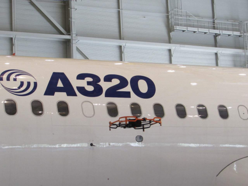 Airbus associe les drones à la maintenance