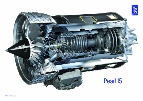Le Rolls-Royce Pearl 15 certifié FAA