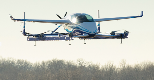 Boeing air taxi makes first flight