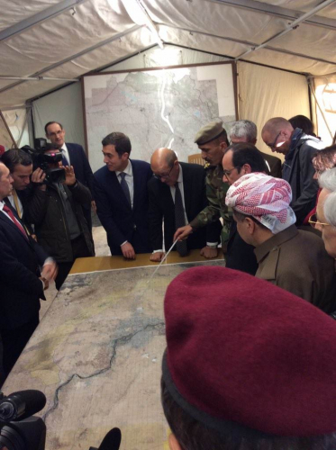 Le Président Hollande en visite en Irak