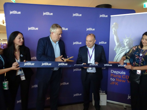 JetBlue a lancé sa nouvelle desserte Paris CDG-New York JFK