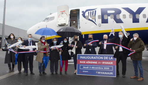 Ryanair inaugure sa nouvelle base à Beauvais-Tillé