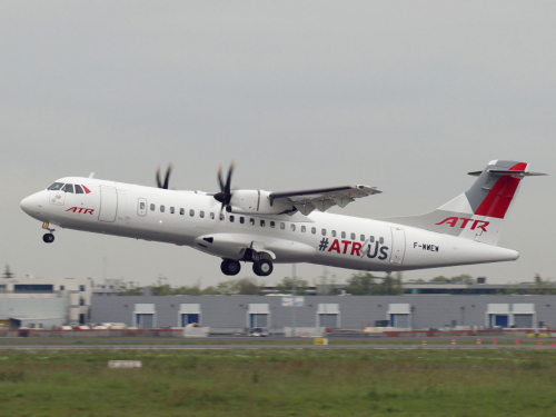 L'ATR 72-600 s'envole vers l'Amérique du Nord