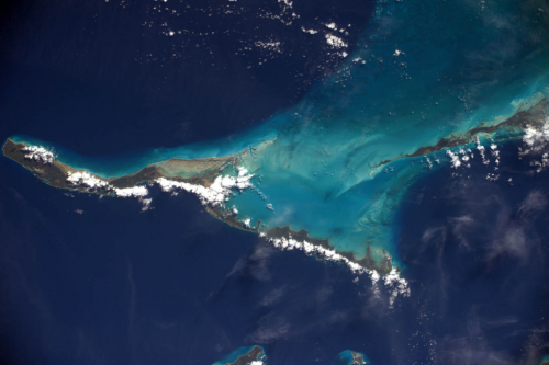 La Terre dans l’oeil de Thomas Pesquet #63 : Long Island, aux Bahamas