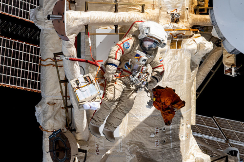 Aménagements du module Nauka de la Station spatiale internationale