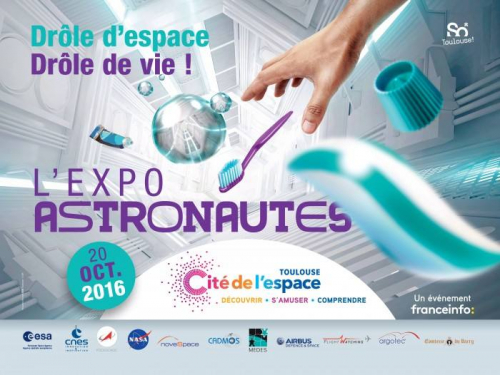 Inauguration de l'exposition « ASTRONAUTES » à la Cité de l'Espace