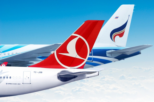 Turkish Airlines et Bangkok Airways établissent un partage de codes