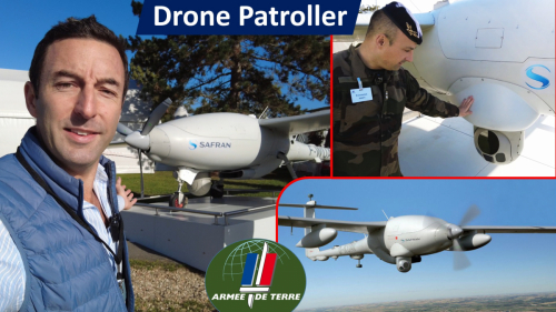 Découverte du Patroller, le nouveau drone tactique de l'Armée de Terre !