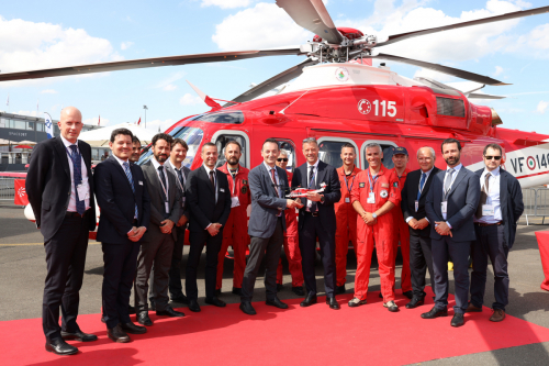 Bourget 2019 : Leonardo signe un contrat pour cinq AW139