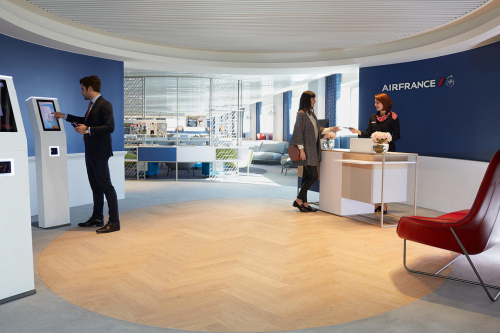Nouveau salon Air France au terminal 2G de Roissy CDG