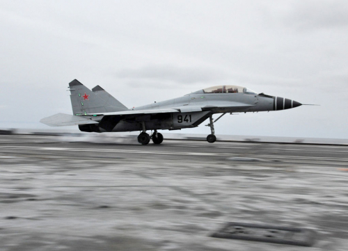 Un MiG 29 russe s'abîme en Méditerranée