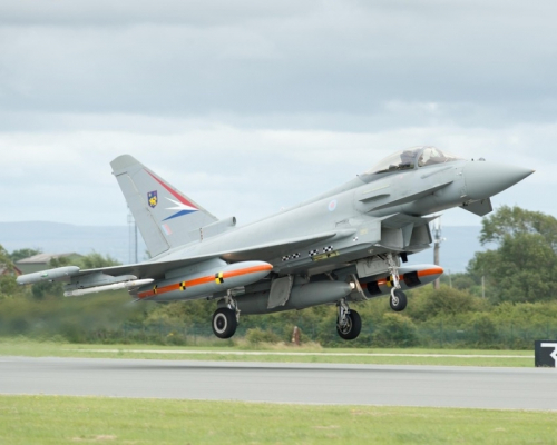 Optimisations à l'essai pour les Typhoon de la RAF